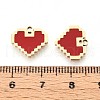 304 Stainless Steel Enamel Charms STAS-T064-71G-01-3