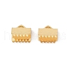 304 Stainless Steel Ribbon Crimp Ends STAS-E471-05I-G-1