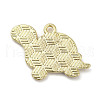 Light Gold Plated Alloy Enamel Pendants ENAM-L041-05A-2