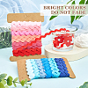 Gorgecraft 4 Cards 2 Styles  Polyester Wavy Fringe Trim Ribbon DIY-GF0009-48H-6