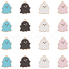 SUNNYCLUE 80Pcs 4 Style Alloy Enamel Pendants FIND-SC0004-44-1