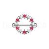 304 and 316 Surgical Stainless Steel Nipple Rings WGB4D52-15-1