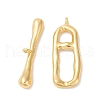 Brass Toggle Clasps KK-Q030-13G-2