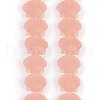 Synthetic Coral Dyed Carved Beads Strands CORA-K009-05A-06-1
