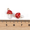 Brass Alloy Charms KK-R226-11G-3