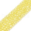 Electroplate Glass Beads Strands EGLA-A044-T4mm-A29-1