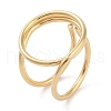 Ion Plating(IP) 304 Stainless Steel Finger Rings for Women RJEW-G315-01G-1
