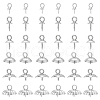 Unicraftale 112Pcs 6 Styles 304 & 201 Stainless Steel Cup Pearl Peg Bails Pin Pendants STAS-UN0055-23-1