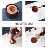 CRASPIRE Sealing Wax Particles for Retro Seal Stamp DIY-CP0001-48D-7