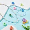 25 Rolls 25 Colors Flat Elastic Crystal String EW-WH0013-29-5