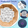 4 Sheets 11.6x8.2 Inch Stick and Stitch Embroidery Patterns DIY-WH0455-022-3