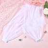 Detachable Polyester Bridal Lace Shawls AJEW-WH0348-22A-5