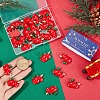 SUNNYCLUE 30Pcs Christmas Theme Plastic Pendants FIND-SC0011-39-3
