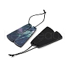 2Pcs Natural Black Lip Shell Pendants FIND-Z079-01D-2