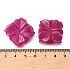 Dyed Natural White Jade Carved Beads G-S390-05-3