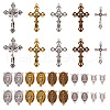 Tibetan Style Pendants and Tibetan Style Alloy Chandelier Components Links TIBEP-TA0002-28-3
