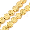 Electroplated Synthetic Non-magnetic Hematite Beads Strands G-C156-07G-1