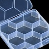 Transparent Plastic Bead Containers CON-YW0001-55-3