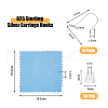 DICOSMETIC 10 Pair 925 Sterling Silver Earring Hooks STER-DC0001-30-2