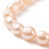 Natural Pearl Beaded Stretch Bracelet for Women BJEW-JB08868-05-2