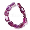 Natural Banded Agate Beads Strands G-K392-B08-13x18mm-3
