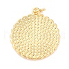 Real 18K Gold Plated Brass Pendants KK-L206-013G-06-3