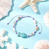 Glass Seed Beaded Braided Bead Bracelets BJEW-MZ00172-02-1