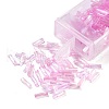 10G Ceylon Glass Twist Bugle Beads SEED-L012-01D-1