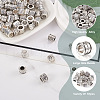 Kissitty 100Pcs 10 Style Tibetan Style European Beads FIND-KS0001-17-4