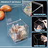 Transparent Acrylic Boxes Cover CON-WH0095-86B-4