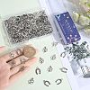 SUNNYCLUE 200Pcs 2 Styles Tibetan Style Alloy Pendants TIBEP-SC0002-97-3