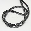 Electroplate Non-magnetic Synthetic Hematite Beads Strands G-J172-2x2mm-04-2