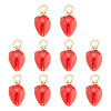 ARRICRAFT 10Pcs Brass Enamel Charms KK-AR0003-63-1