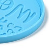 DIY Mother's Day Theme Flat Round Pendant Silicone Molds SIMO-H010-02E-4