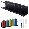 Zinc Alloy Wall Mounted Cylinder Tube Display Rack AJEW-WH0542-049-1