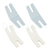 HOBBIESAY 4Pcs 2 Style Sewing Machine Stitching Plate KY-HY0001-09-1