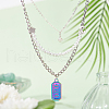 DICOSMETIC 18Pcs 3 Colors 304 Stainless Steel Pendants STAS-DC0014-27-4