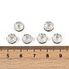 Brass Grade A Rhinestone Spacer Beads RB-A014-Z8mm-17S-5