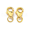 925 Sterling Silver Lobster Claw Clasps STER-C005-08G-1