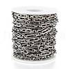 Tarnish Resistant Handmade 304 Stainless Steel Link Chains CHS-M004-02P-3