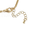Summer Beach Alloy Colorful Enamel Multi Layer Flat Round Bib Necklaces NJEW-B113-04-4