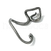 316 Surgical Stainless Steel Cuff Earrings EJEW-E300-02AS-04-2