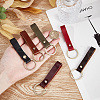 Olycraft 6Pcs 6 Colors Leather Keychain KEYC-OC0001-46-3