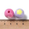 Two Tone Opaque Acrylic Beads SACR-I005-07D-3