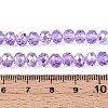 Transparent Glass Beads Strands EGLA-N016-6mm-03-4