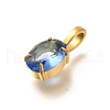Ion Plating(IP) 304 Stainless Steel Rhinestone Pendants STAS-A104-11G-08-2