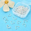 100Pcs Iron Triangle Rings IFIN-YW0001-80-5