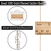 Beebeecraft 5M Brass Cable Chains CHC-BBC0001-13-2