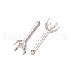 304 Stainless Steel Stud Earring Findings STAS-B091-02B-03P-2