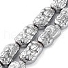 Electroplated Synthetic Non-magnetic Hematite Beads Strands G-F767-03G-1